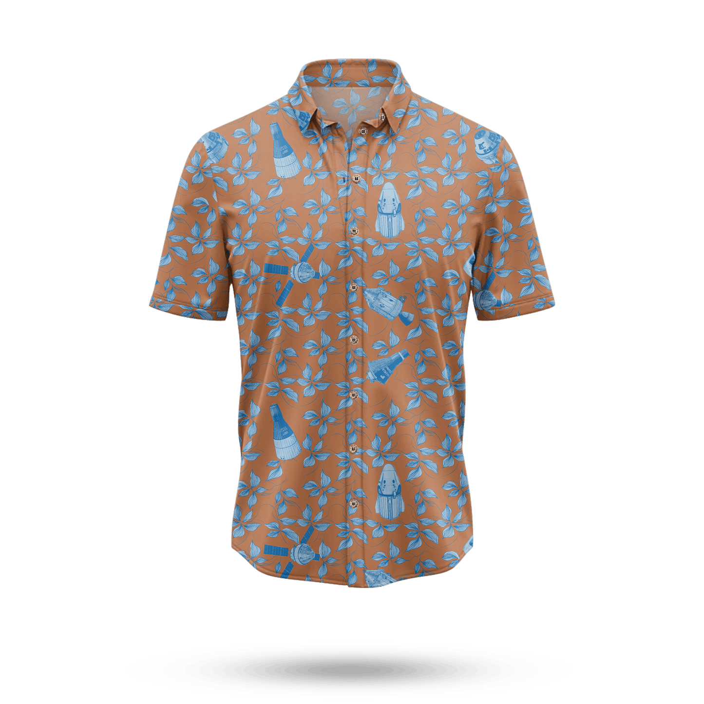 Space Capsules Hawaiian Shirt - Cape Kennedy Clothing