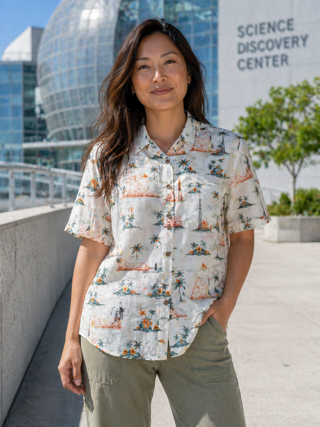 Launch Complex 39 Hawaiian Shirt - Cape Kennedy Clothing