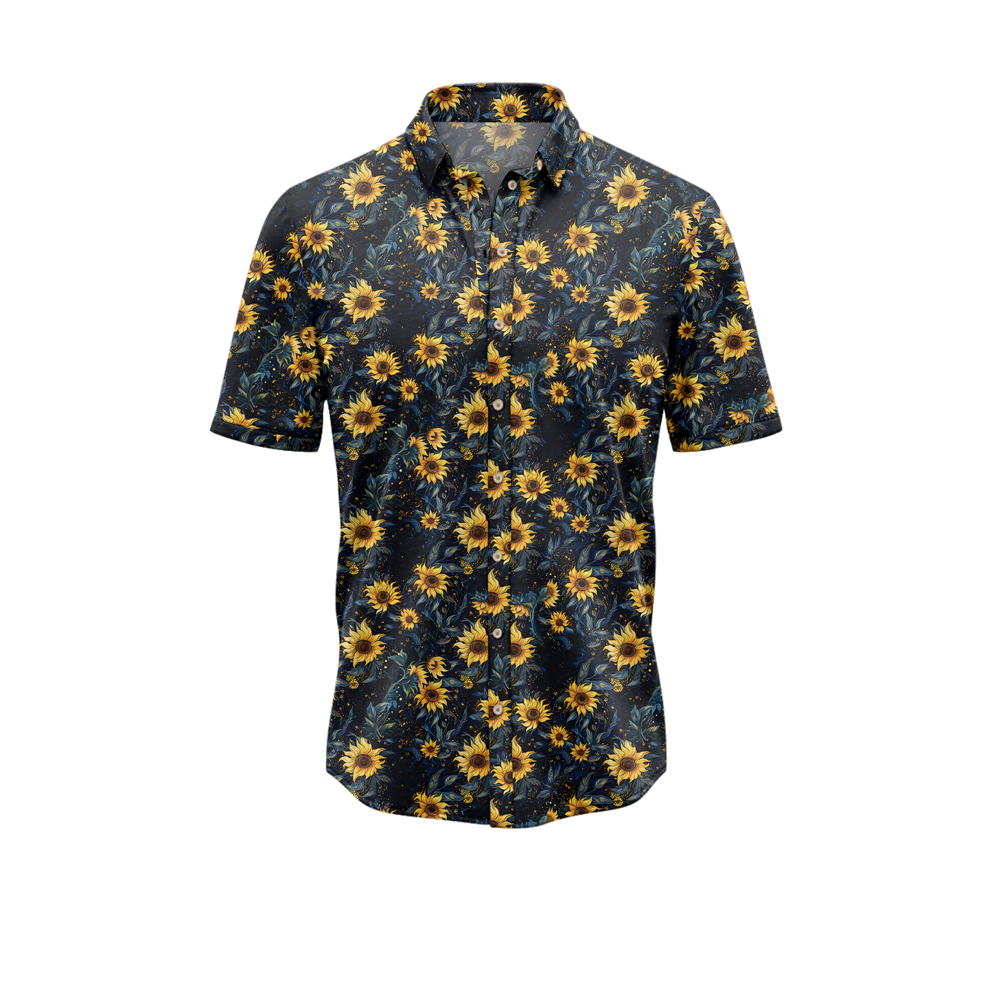 Starry Sunflower Hawaiian Shirt - Cape Kennedy Clothing