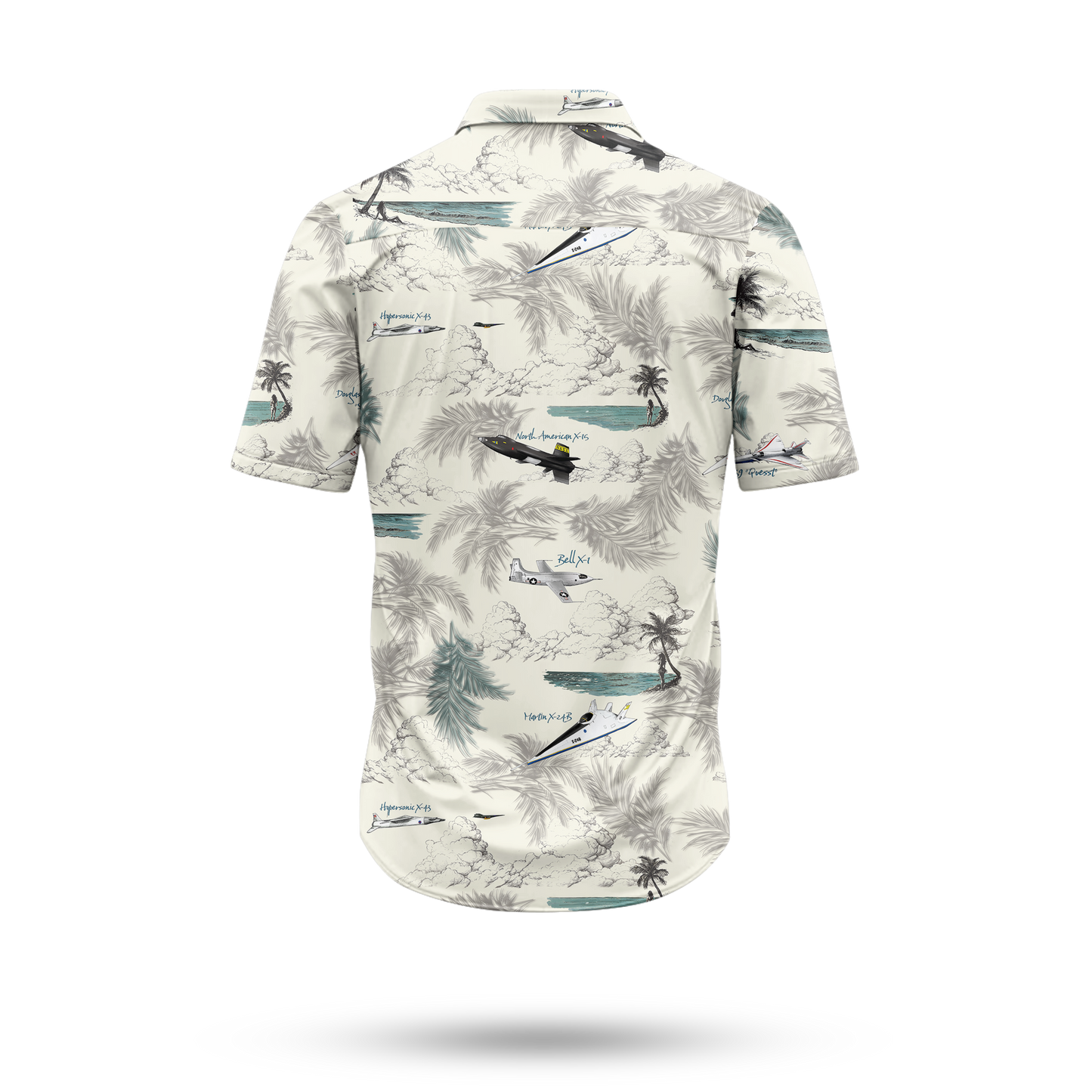 X-Planes Hawaiian Shirt - Cape Kennedy Clothing