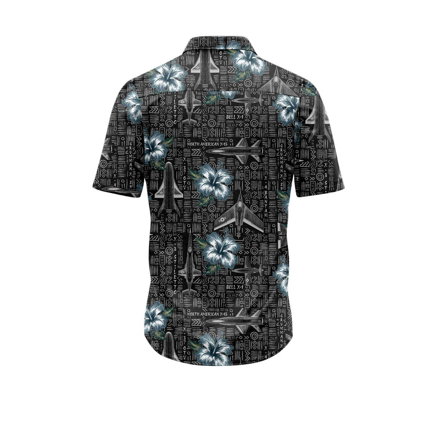 X-Plane Tribal Hawaiian Shirt - Cape Kennedy Clothing