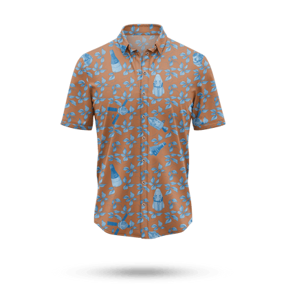 Space Capsules Hawaiian Shirt - Cape Kennedy Clothing 