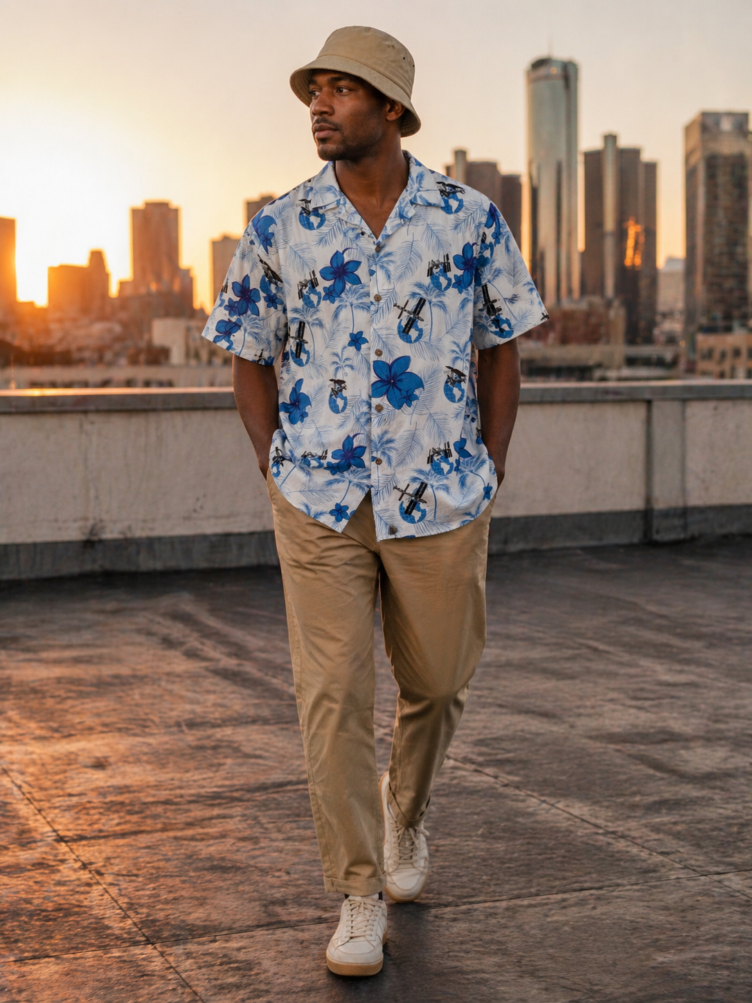 International Space Station Hawaiian Shirt - Cape Kennedy Clothing 