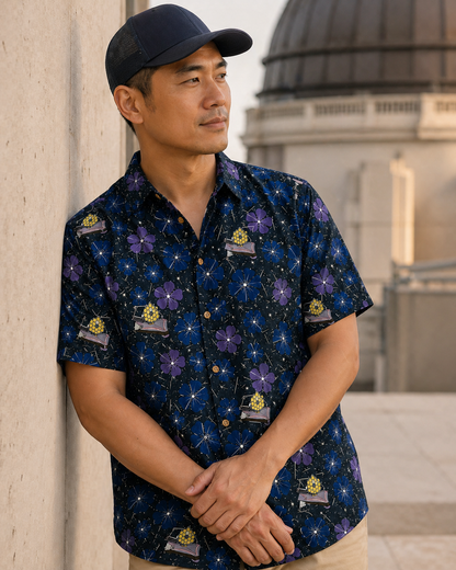 James Webb Space Telescope Hawaiian Shirt - Cape Kennedy Clothing 