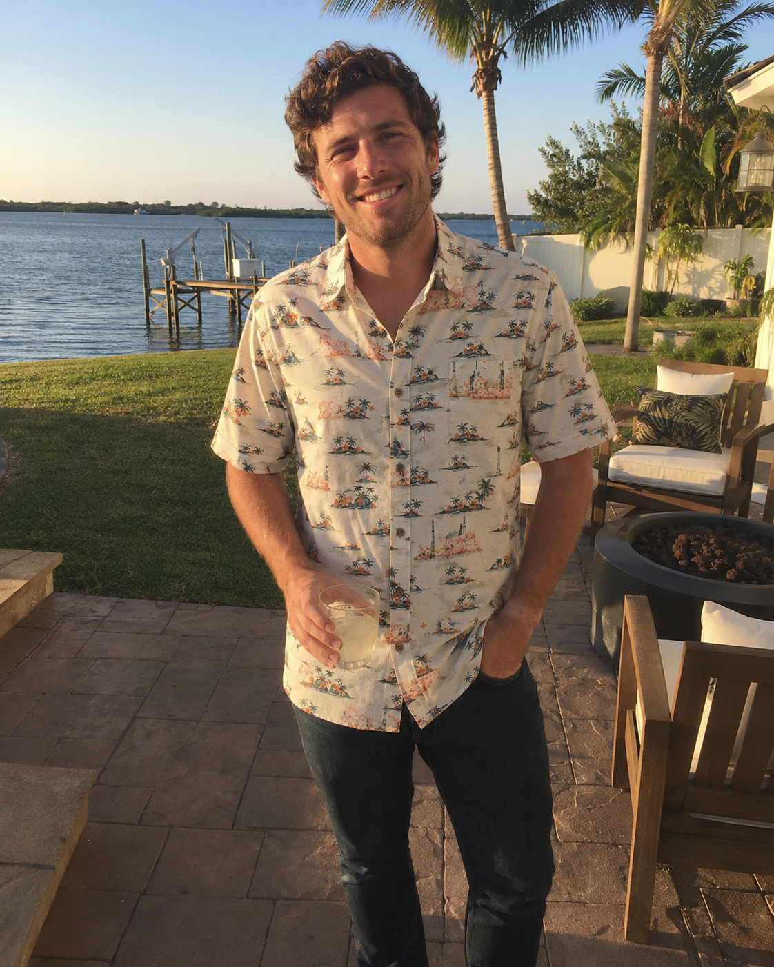 Launch Complex 39 Hawaiian Shirt - Cape Kennedy Clothing 