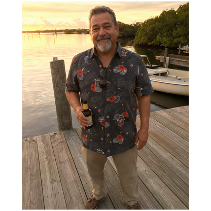 HAM the Space Chimp Hawaiian Shirt - Cape Kennedy Clothing 