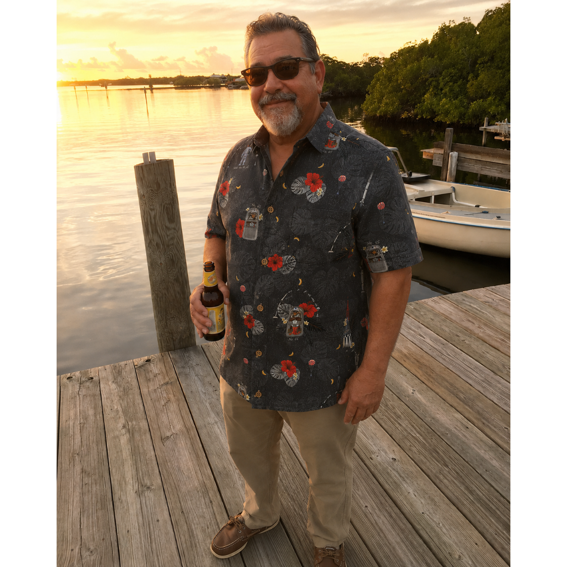 HAM the Space Chimp Hawaiian Shirt - Cape Kennedy Clothing 