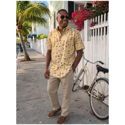Vintage Starship Hawaiian Shirt - Cape Kennedy Clothing 