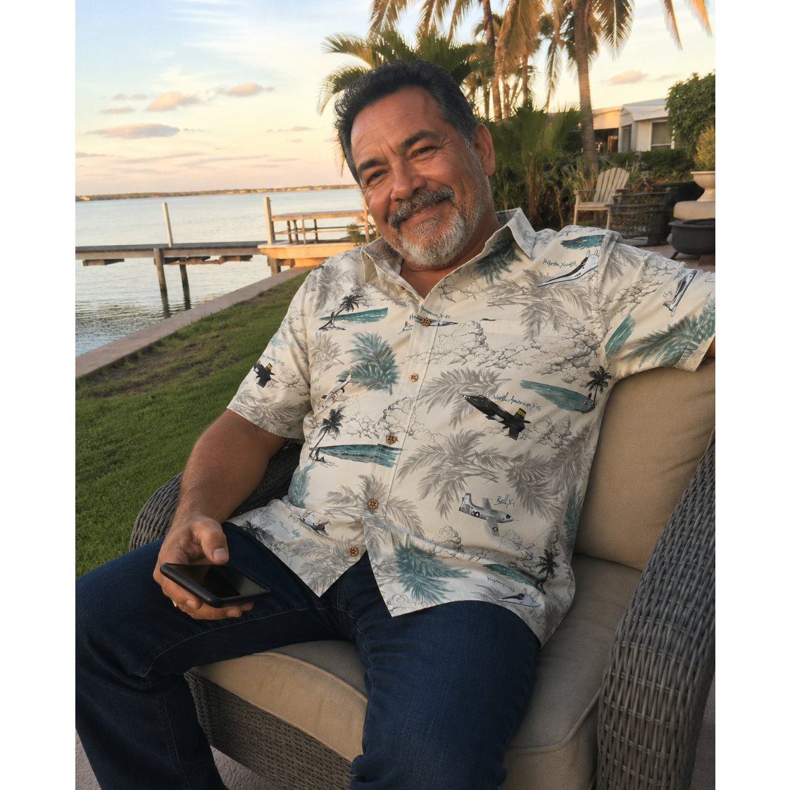 X-Planes Hawaiian Shirt - Cape Kennedy Clothing 