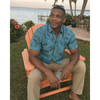Project Mercury Aloha Shirt — Teal - Cape Kennedy Clothing 