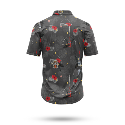 HAM the Space Chimp Hawaiian Shirt - Cape Kennedy Clothing 
