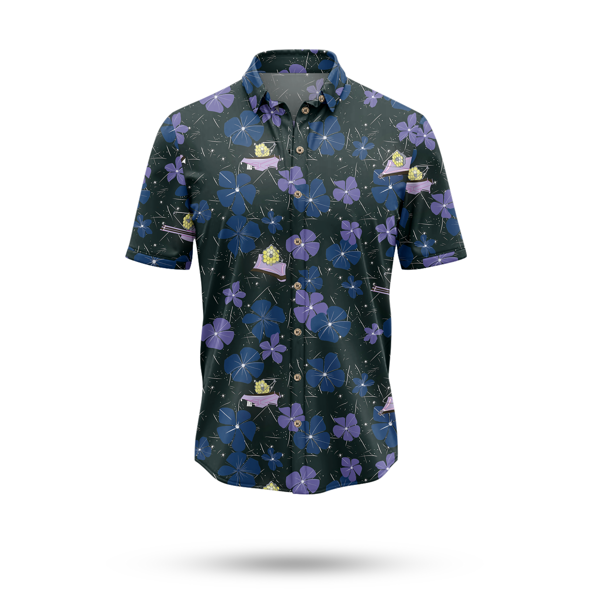 James Webb Space Telescope Hawaiian Shirt - Cape Kennedy Clothing 