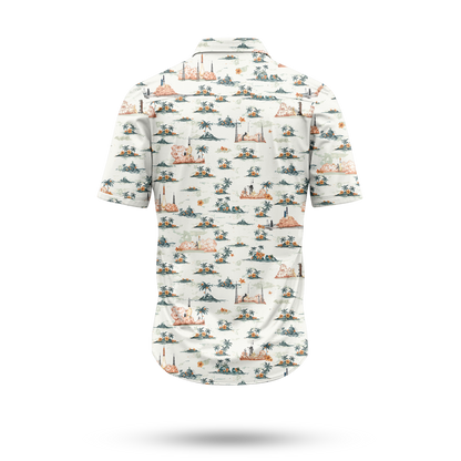 Launch Complex 39 Hawaiian Shirt - Cape Kennedy Clothing 