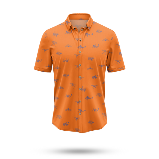 Mars Probes & Rovers Hawaiian Shirt [Orange]