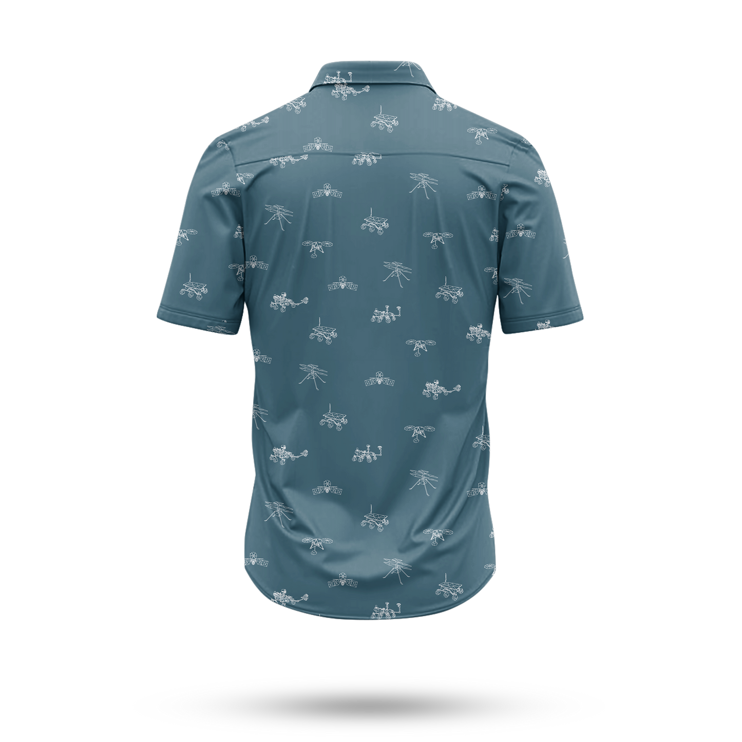 Mars Probes & Rovers Hawaiian Shirt - Cape Kennedy Clothing 
