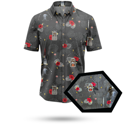 HAM the Space Chimp Hawaiian Shirt - Cape Kennedy Clothing 