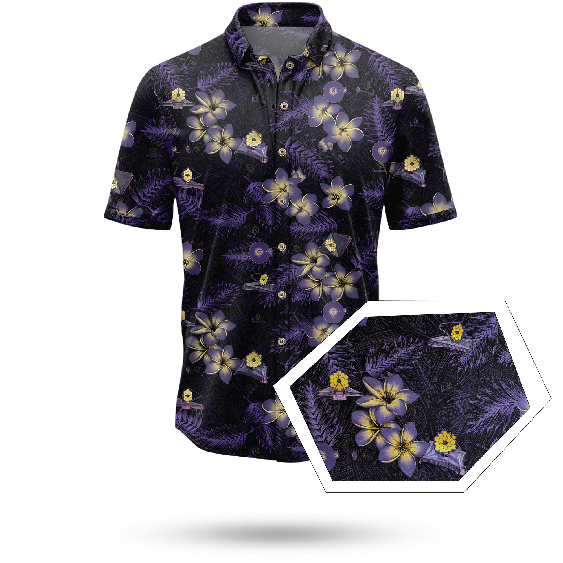James Web Space Telescope #2 Hawaiian Shirt - Cape Kennedy Clothing 