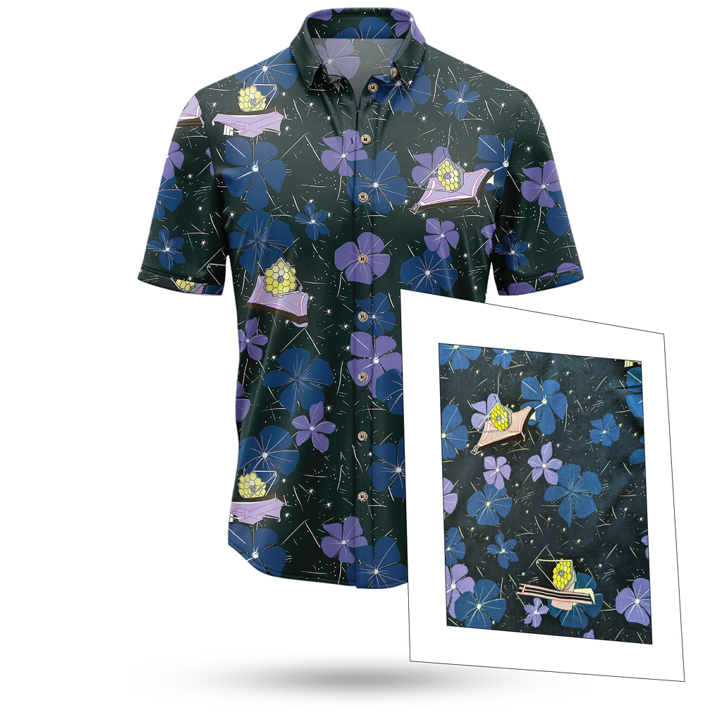 James Webb Space Telescope Hawaiian Shirt - Cape Kennedy Clothing 