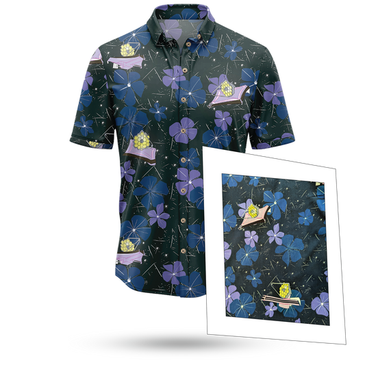 James Webb Space Telescope Hawaiian Shirt - Cape Kennedy Clothing 