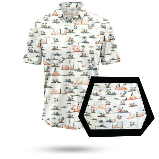 Launch Complex 39 Hawaiian Shirt - Cape Kennedy Clothing 