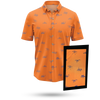 Mars Probes & Rovers Hawaiian Shirt [Orange] - Cape Kennedy Clothing 