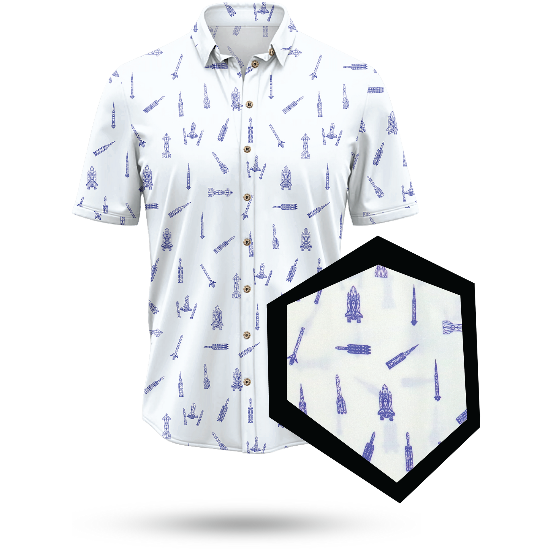 Polygonal Rockets - Cape Kennedy Clothing 