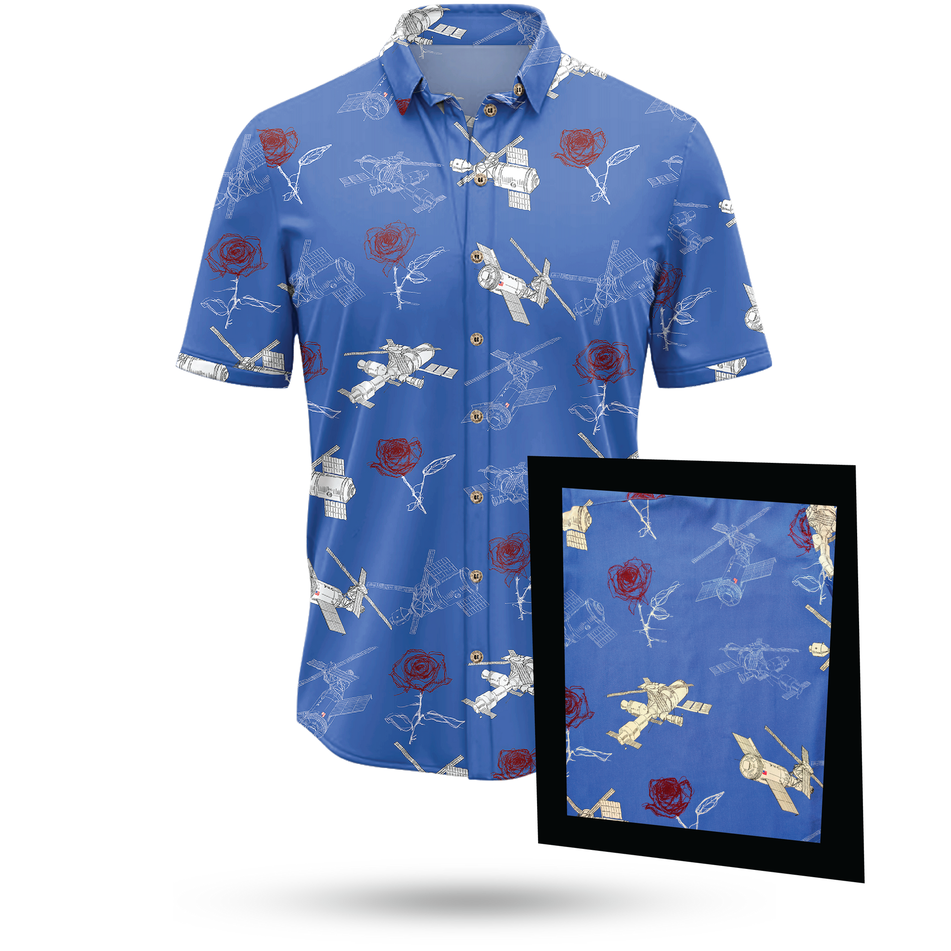 Skylab Hawaiian Shirt - Cape Kennedy Clothing 