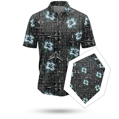 X-Plane Tribal Hawaiian Shirt - Cape Kennedy Clothing 