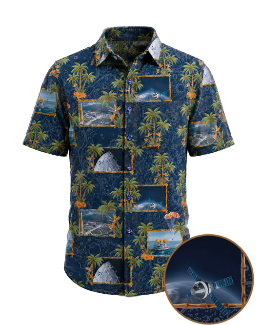 Pre-Sale — Ships by July 30 — Project Artemis Hawaiian Shirt - Cape Kennedy Clothing 