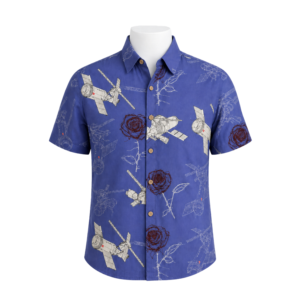 Skylab Hawaiian Shirt - Cape Kennedy Clothing 