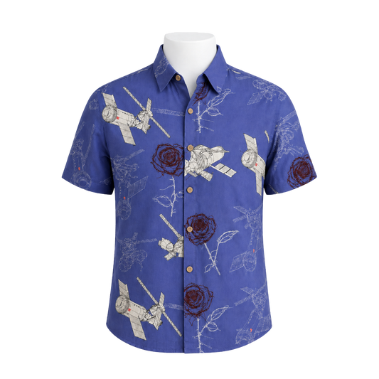 Skylab Hawaiian Shirt - Cape Kennedy Clothing 