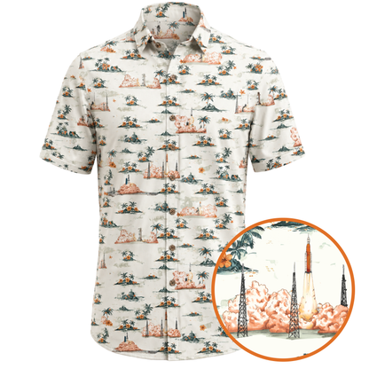 Launch Complex 39 Hawaiian Shirt - Cape Kennedy Clothing 
