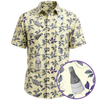 Space Capsules Hawaiian Shirt -Yellow - Cape Kennedy Clothing 