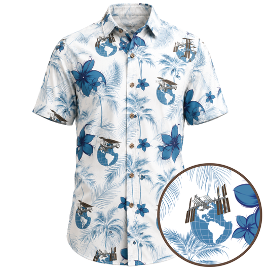 International Space Station Hawaiian Shirt