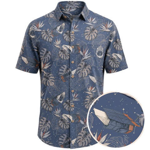 Nancy Grace Roman Telescope Hawaiian shirt - Roman space telescope all-over print