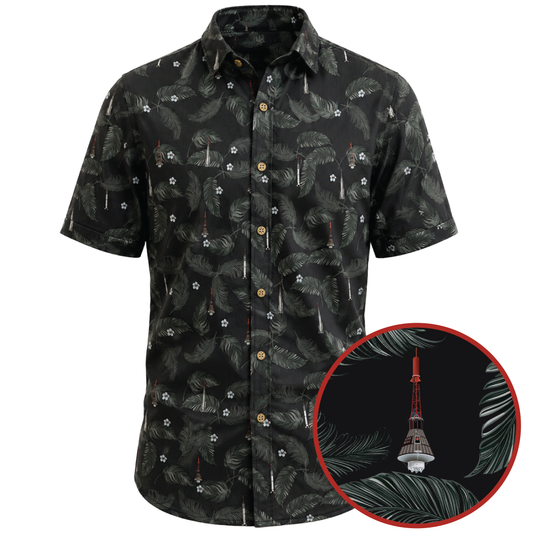 Project Mercury Aloha Shirt — Dark