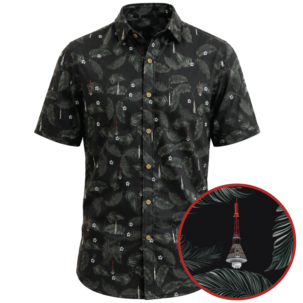 Project Mercury Aloha Shirt — Dark