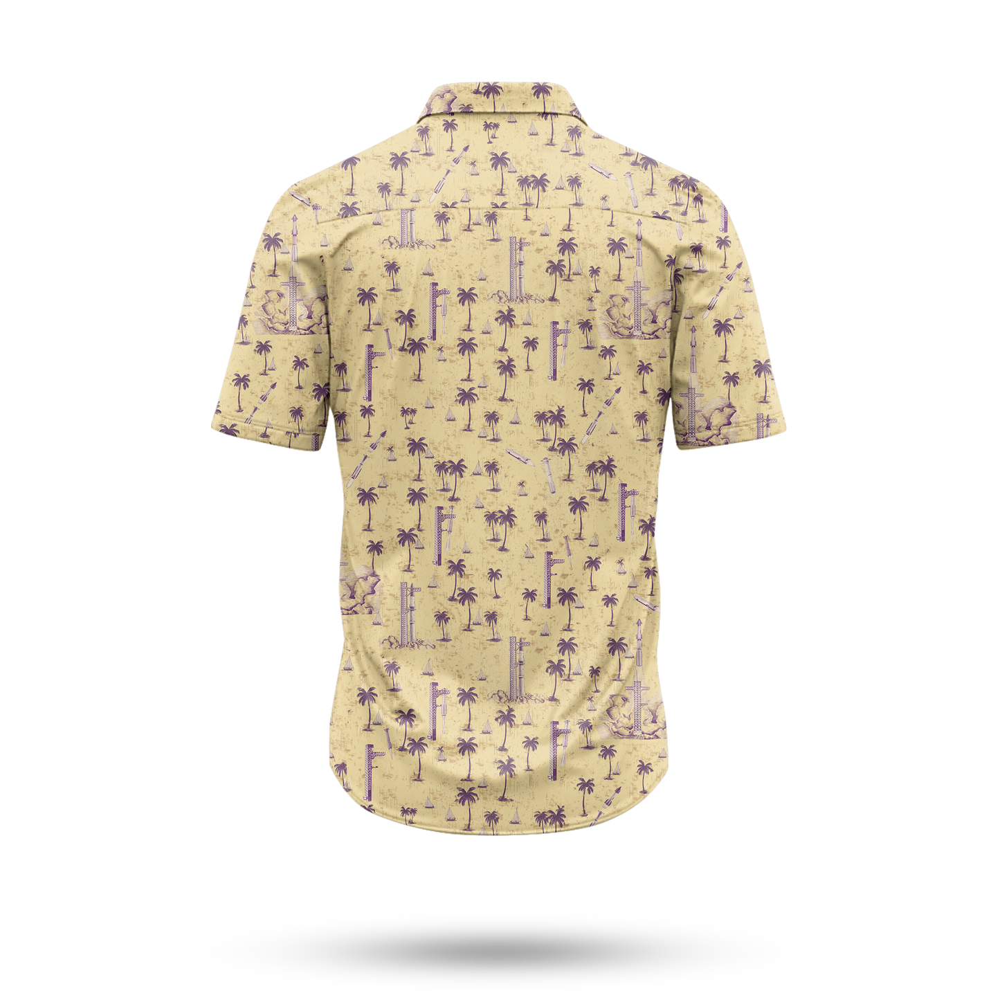 Vintage Starship Hawaiian Shirt - Cape Kennedy Clothing 