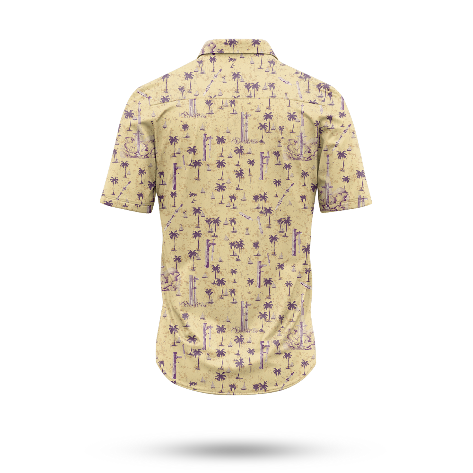 Vintage Starship Hawaiian Shirt - Cape Kennedy Clothing 